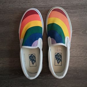 🇨🇦 SZ 5 Men's Rainbow Vans